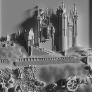 Uitsnede 3D Saumur